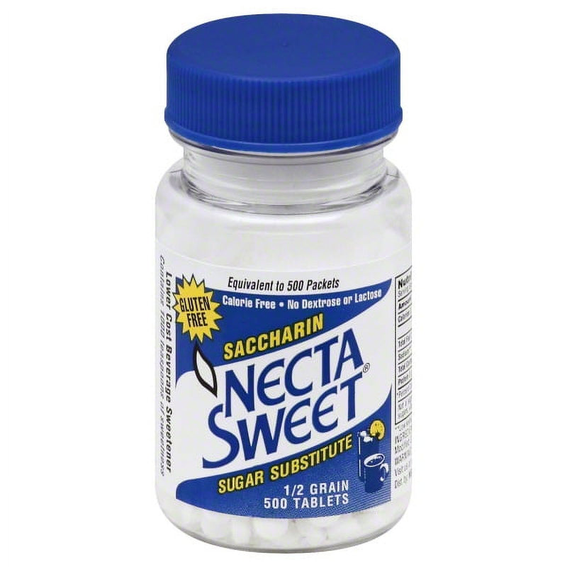 Necta Sweet Necta Sweet Saccharin Sugar Substitute – 0.5 Grain Tablets Sugar & Sweeteners
