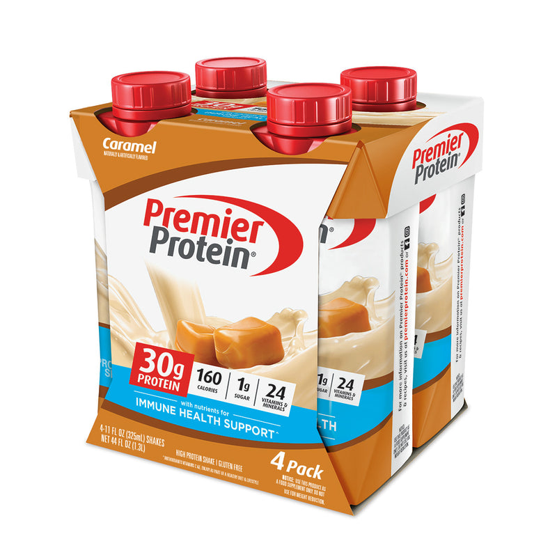 Premier Protein Premier Protein High Shake, Caramel, 4 Pack Nutrition Drinks & Shakes