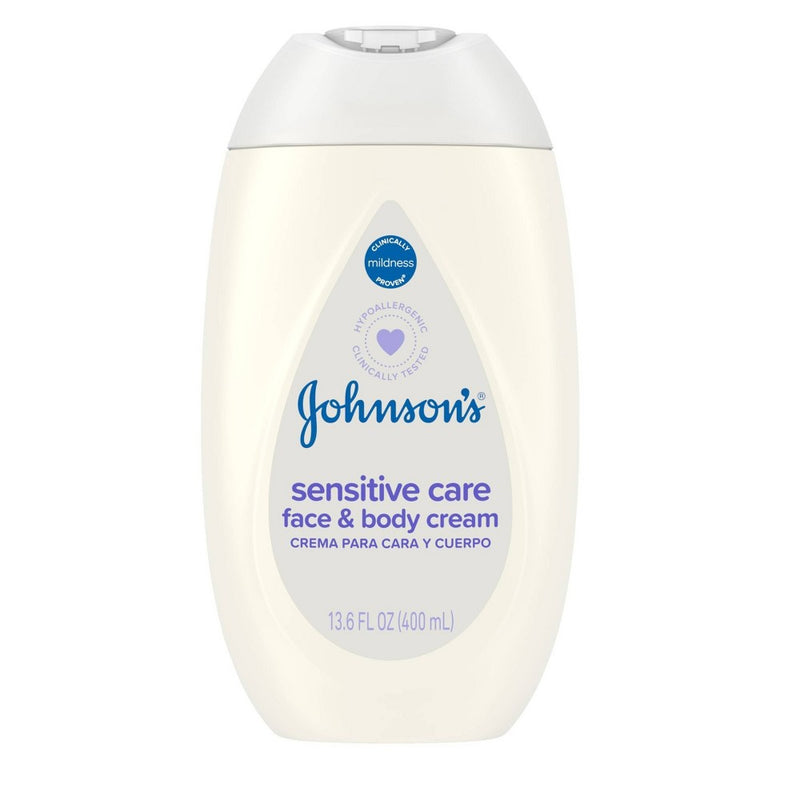 Johnson's Johnson's Sensitive Care Baby Face And Body Cream - 13.5oz Bath & Body