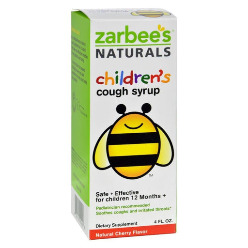 Zarbee's Zarbee's Naturals Dark Honey Cough Syrup Natural Cherry Flavor 4 Fl. Oz. Box Syrup Light Gray