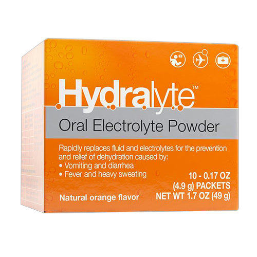 Hydralyte Hydralyte Oral Electrolyte Powder Packets Orange Fitness & Nutrition Dark Orange