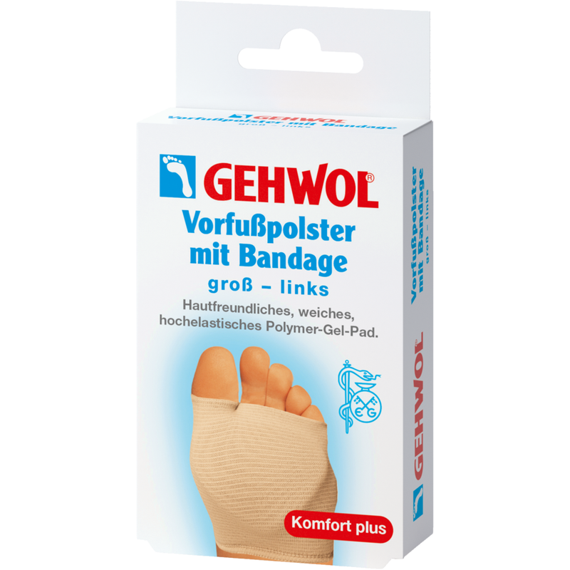 Gehwol Gehwol Metatarsal cushion with bandage Large left - 16 Oz Metatarsal Cushion