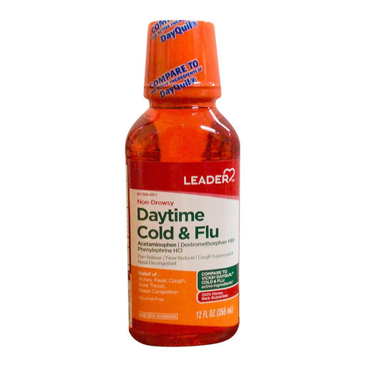 The Leader The Leader Cold & Flu 12 Oz Medicine & Drugs