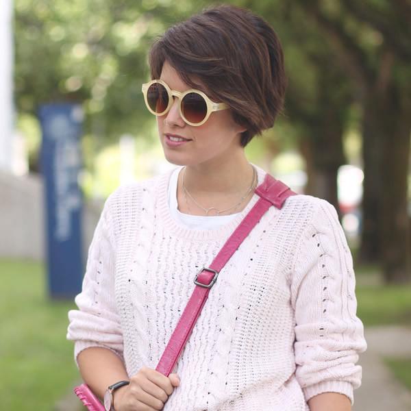 zeroUV Classic Retro Keyhole Round P3 Frame Sunglasses 9196 Sunglasses