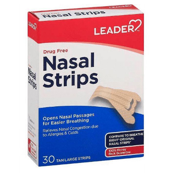 Leader Leader Nasal Strips Tan Large Medicine & Drugs