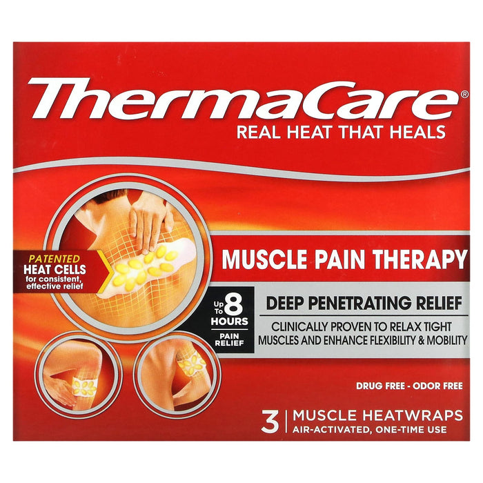 ThermaCare ThermaCare Heatwraps, Muscle Pain Therapy Hot & Cold Therapies