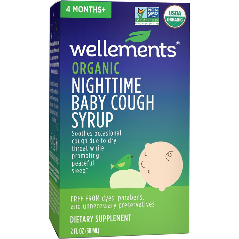 Wellements Wellements® Organic Baby Cough & Mucus Syrup – Nighttime Health & Beauty