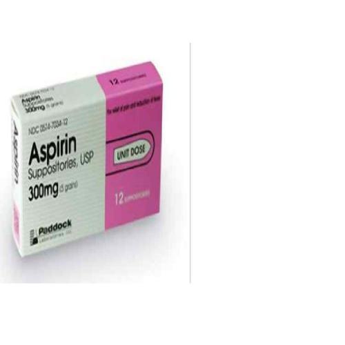 Paddock Paddock Aspirin 300mg Suppositories Unit Dsoe 12 Medicine Cabinets