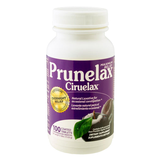 Prunelax Prunelax Ciruelax Natural Laxative Maximum Relief Tablets Health & Beauty
