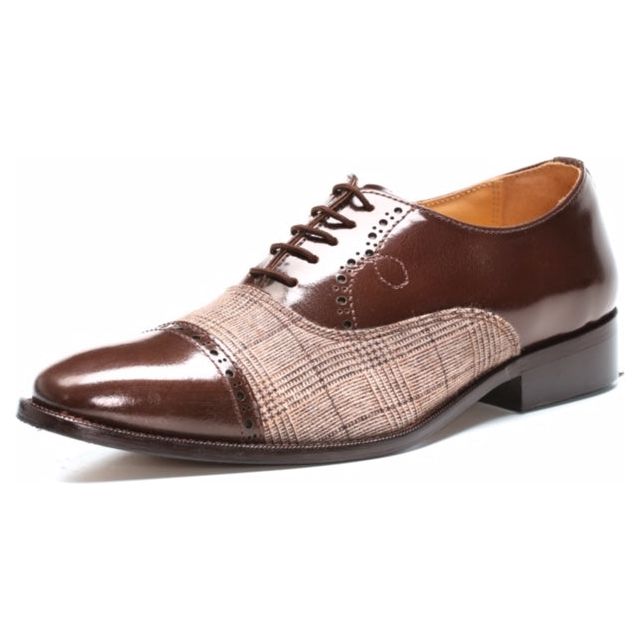 Nobel Leather Derby Style Dress Shoes