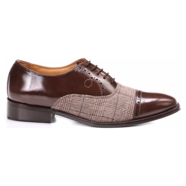 Nobel Leather Derby Style Dress Shoes