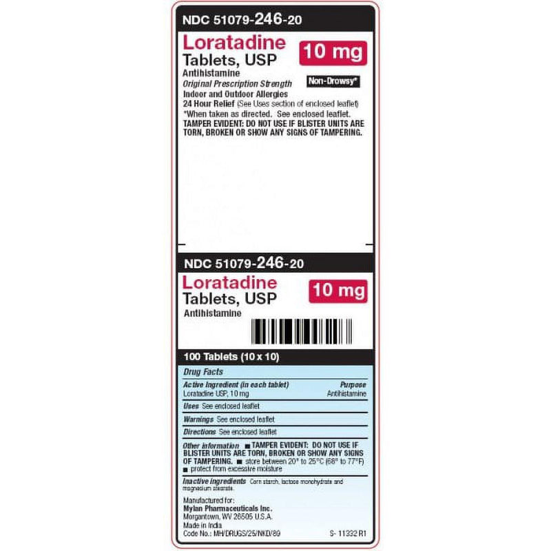 Mylan Mylan Loratadine Tablets 10 Mg Health & Beauty