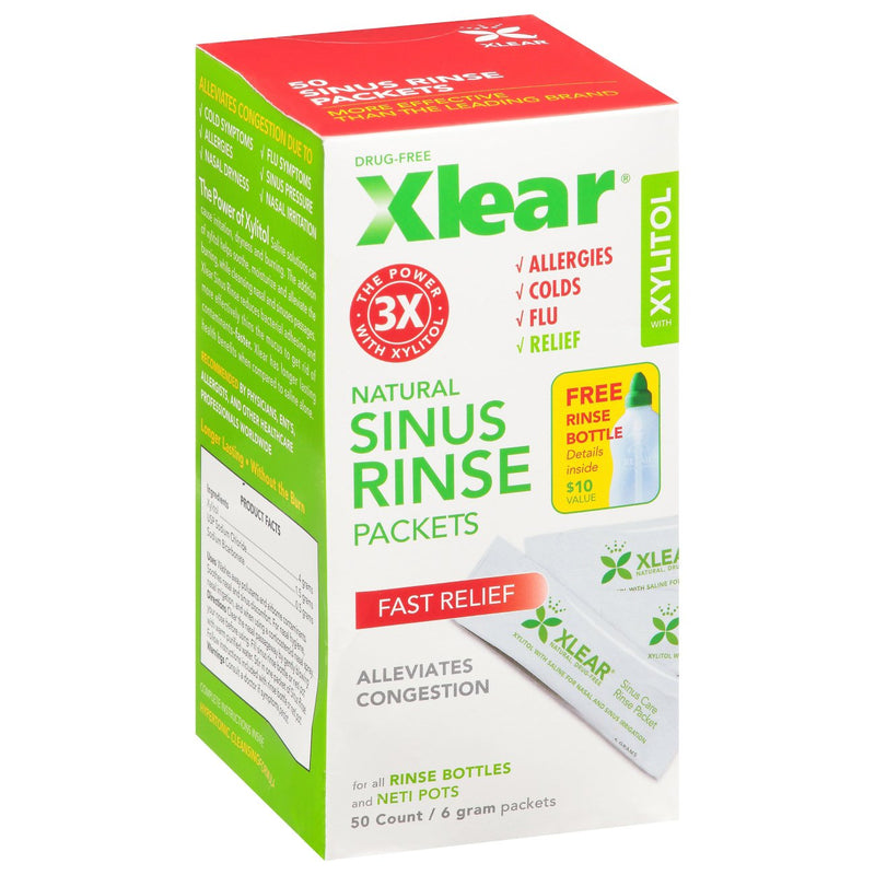 Xlear Xlear Natural Sinus Rinse Packets - 50ct Respiratory Care