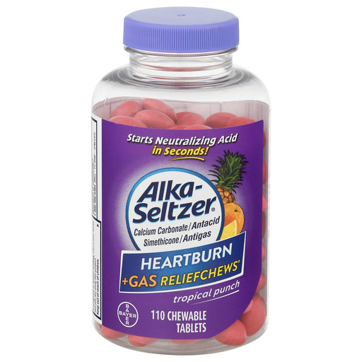 Alka-Seltzer Alka-Seltzer® Heartburn + Gas Relief (Tropical Punch) Health & Beauty