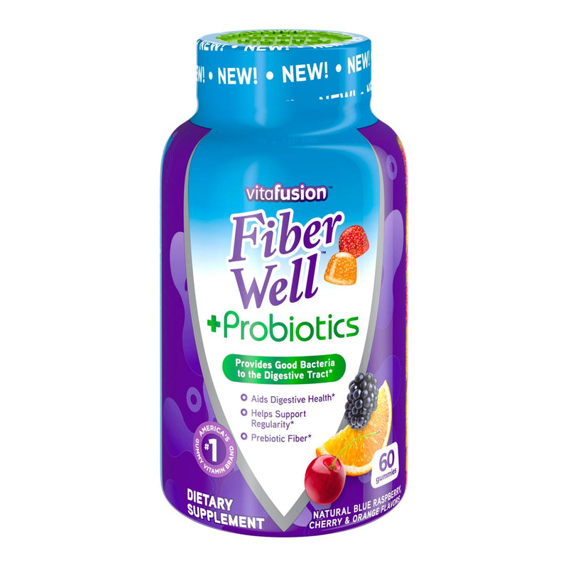 Vitafusion Vitafusion Fiber Well + Probiotics Gummies For Adults Vitamins & Supplements