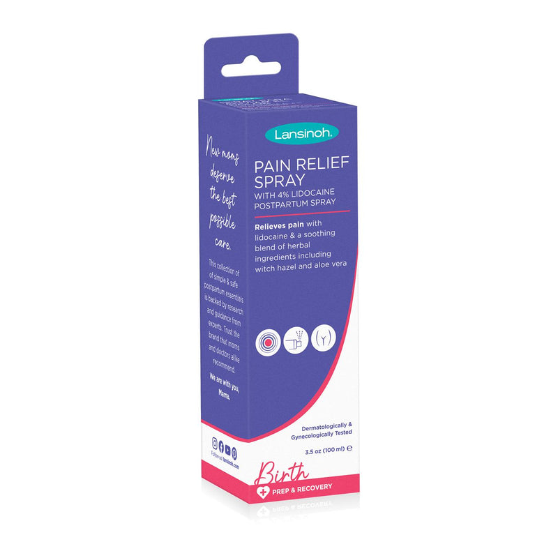 Lansinoh Lansinoh 4% Lidocaine Spray For Postpartum Care, 3.5 Fl Oz Nursing & Feeding