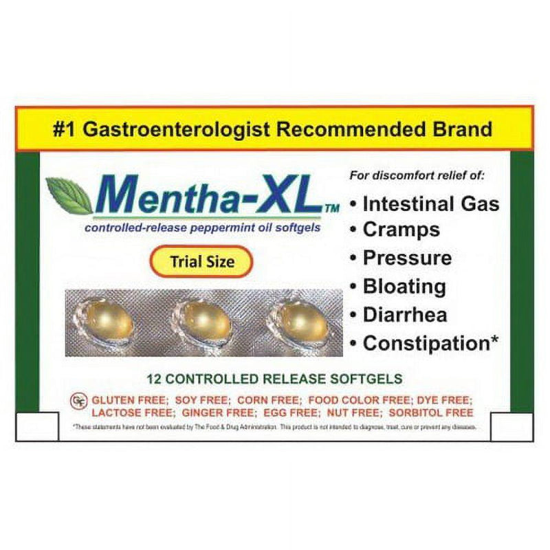 Mentha-XL Mentha-XL Cápsulas De Liberación Controlada 12 Ea Medicine Cabinets White Smoke