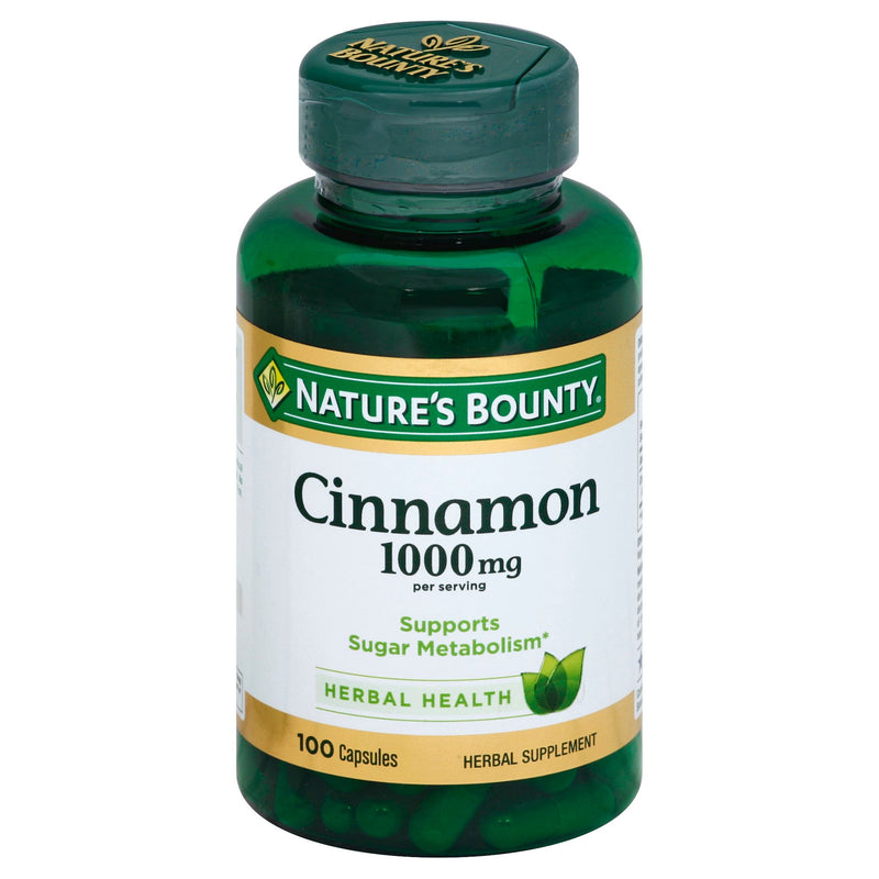 Nature's Bounty Nature's Bounty Cinnamon, 1500 Mg, Capsules Vitamins & Supplements
