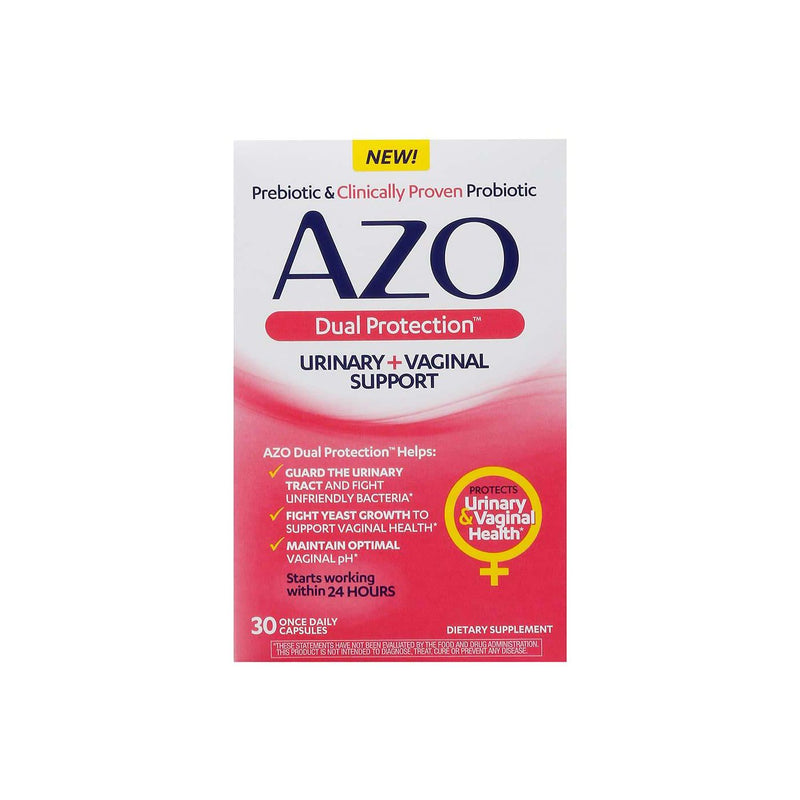 Azo Azo Urinary + Vaginal Support - Capsules - Dual Protection Personal Care