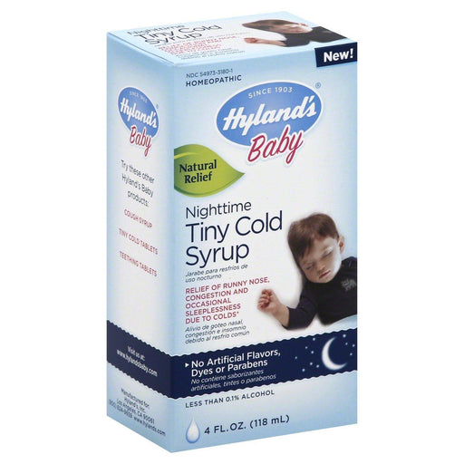 Hyland's Hyland's Children's Baby Nighttime Tiny Cold Syrup - 4 Fl Oz Syrup