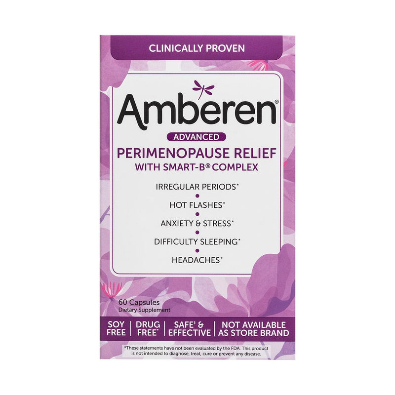 Amberen Amberen Advanced Perimenopause Relief -- 60 Capsules Health & Beauty