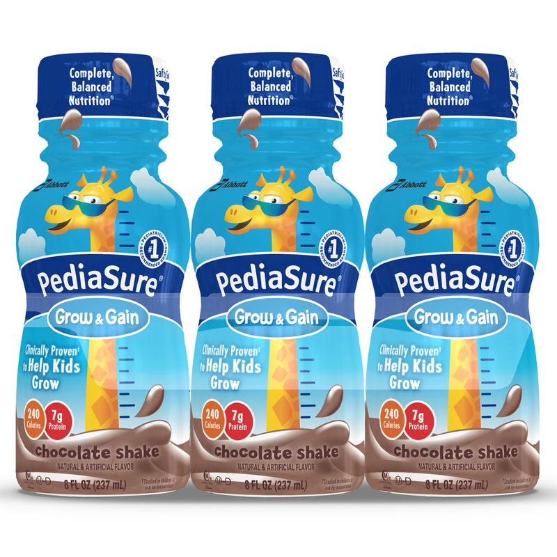 PediaSure PediaSure Grow & Gain Kids Nutritional Shake Chocolate Ready-to-Drink Bottles, 24 Pk./8 Fl. Oz Baby & Toddler Food
