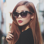 zeroUV High Pointed Tip Inset Frame Oversize Cat Eye Sunglasses 8462 Sunglasses