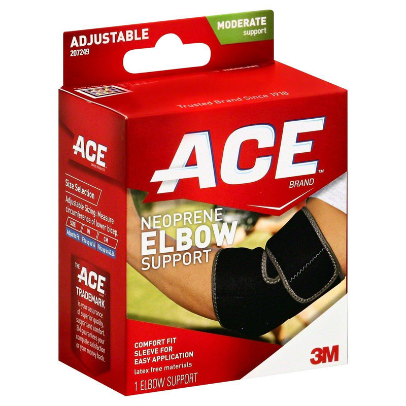 ACE Ace Brand Neoprene Elbow Support, Adjustable Brace, One Size Supports & Braces