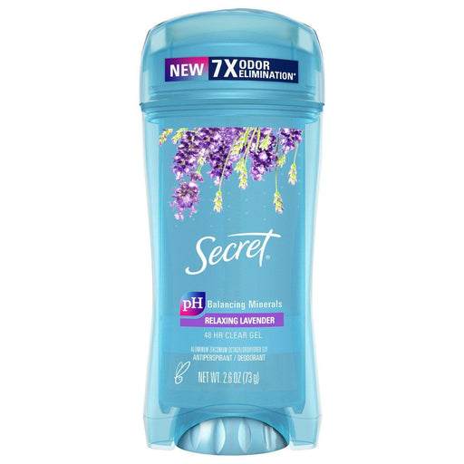 Secret Secret Women's Fresh Clear Gel Antiperspirant And Deodorant - Relaxing Lavender, 2.6 Oz Deodorant
