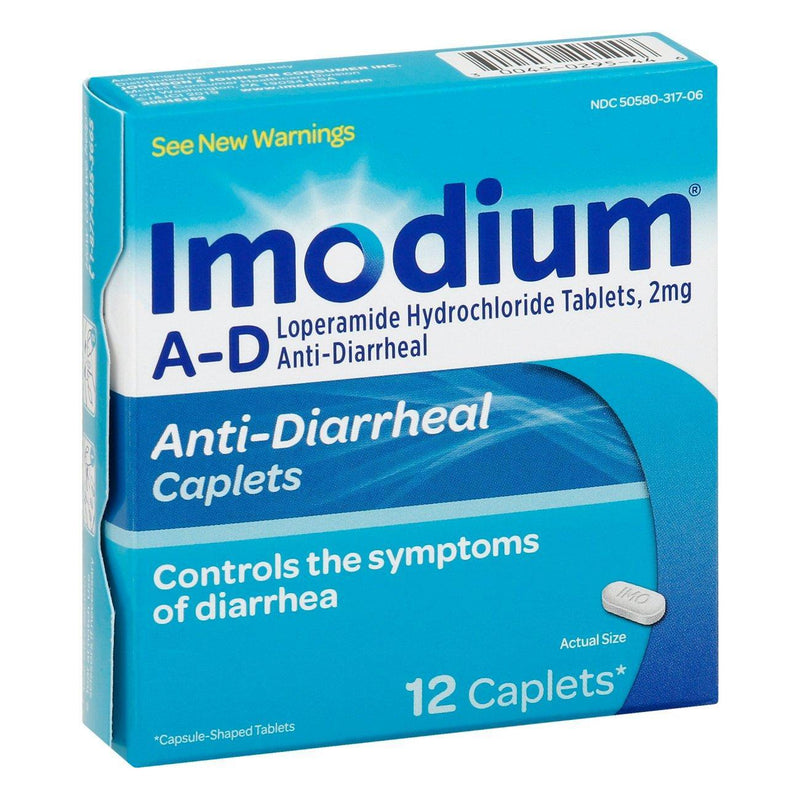 Imodium Imodium A-D Caplets - 12ct Health & Beauty