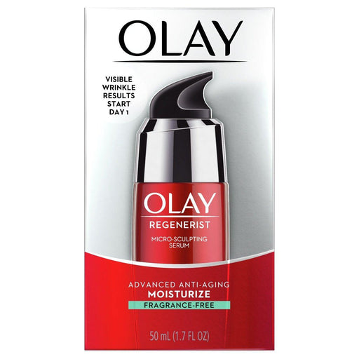 Olay Olay Regenerist Micro-Sculpting Serum Fragrance Free Face Moisturizer - 1.7 Fl Oz Health & Beauty