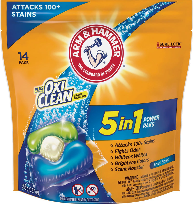 Arm and Hammer Plus Oxi Clean Fresh Scent 14 Count