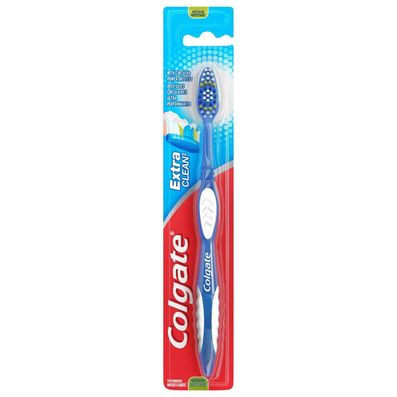 Colgate Colgate Extra Clean Full Head Medium Toothbrush Toothbrushes Maroon