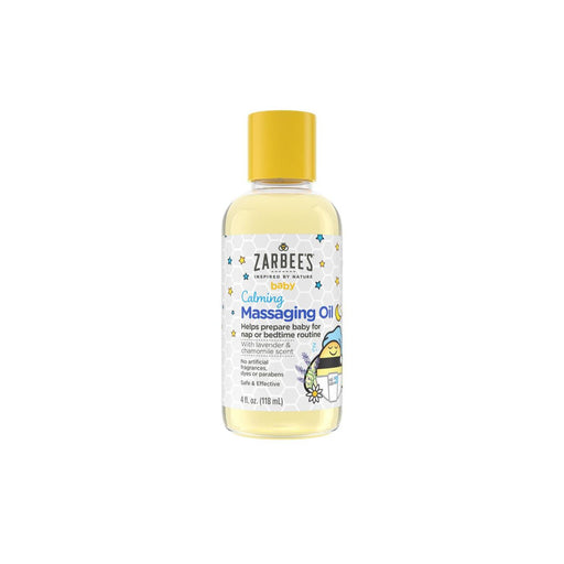 Zarbee's Zarbee's Naturals Baby Calming Massage Oil 4 Fl. Oz. Bottle Baby & Toddler