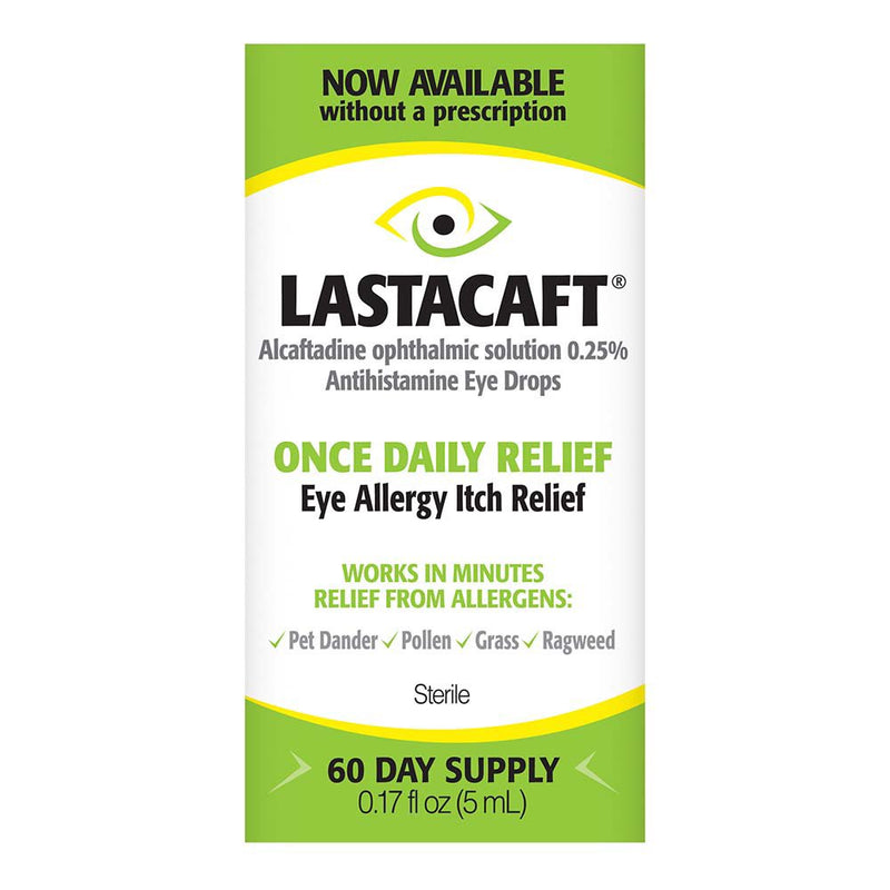 Lastacaft Lastacaft  Eye Allergy Itch Relief  0.17 Fl Oz Eye Drops & Lubricants White Smoke