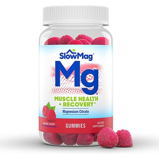 SlowMag SlowMag Mg Muscle Health + Recovery Gummies, Magnesium Citrate In 60Ct Vitamins & Supplements