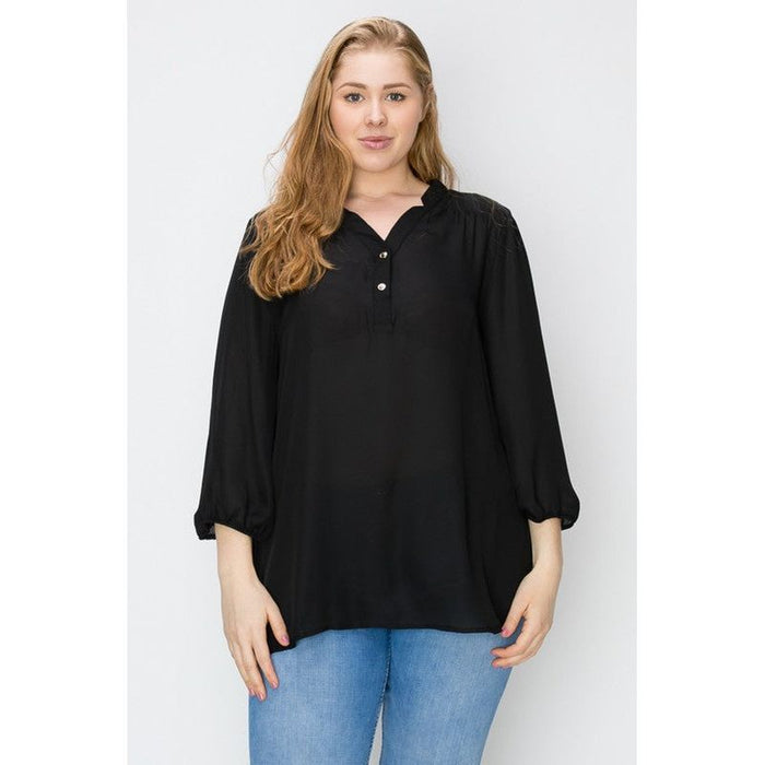 Plus Size Simple Blouse