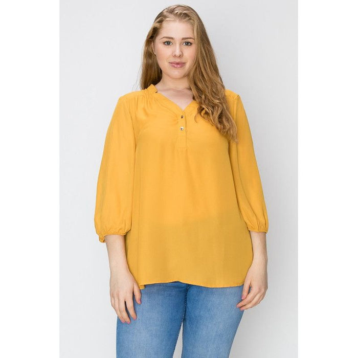 Plus Size Simple Blouse