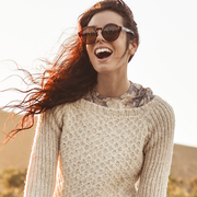 zeroUV Classic Retro Keyhole Round P3 Frame Sunglasses 9196 Sunglasses