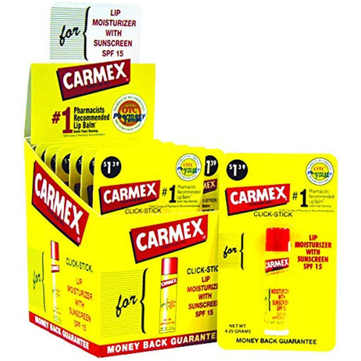 Carmex Carmex Classic Medicated Lip Balm Stick, Original, SPF 15, 0.15 Oz Lip Balms & Treatments