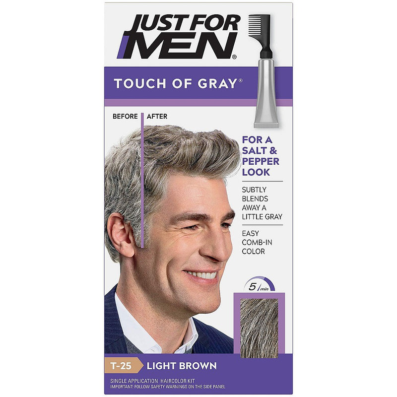 Just For Men Just For Men Touch Of Gray Hair Treatment Color, Light Brown T-25 Hair Color