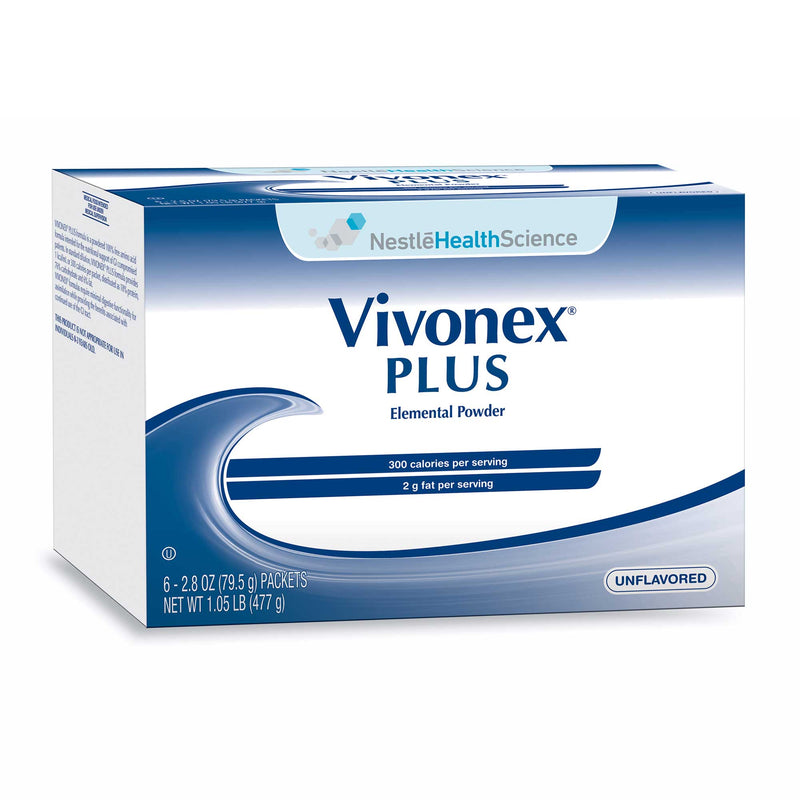 Vivonex Vivonex Plus Unflavored Elemental Powder 6-2.8 Oz. Packs Vitamins & Supplements