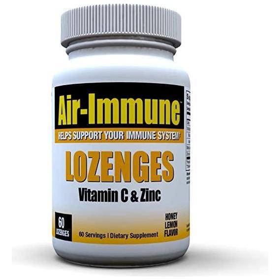 Air-Immune Immune Support Lozenges with Vitamin C and Zinc (60-Count)