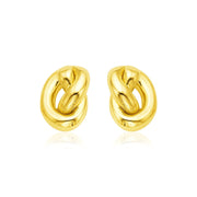 Bids.com 14k Yellow Gold Polished Knot Earrings Earrings
