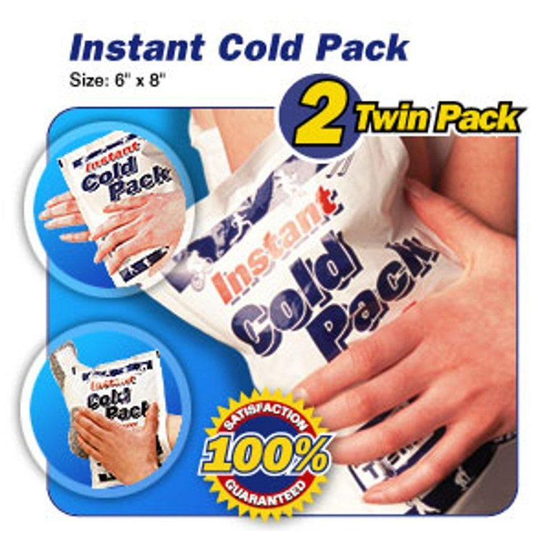Medi-temp Medi-temp Instant Cold Pack For First Aid Treatment Ice Packs White Smoke