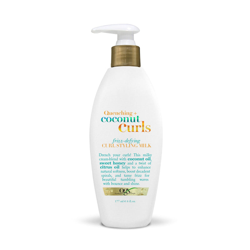 OGX OGX Quenching Coconut Curls Frizz-Defying Curl Styling Milk 6 Oz Health & Beauty