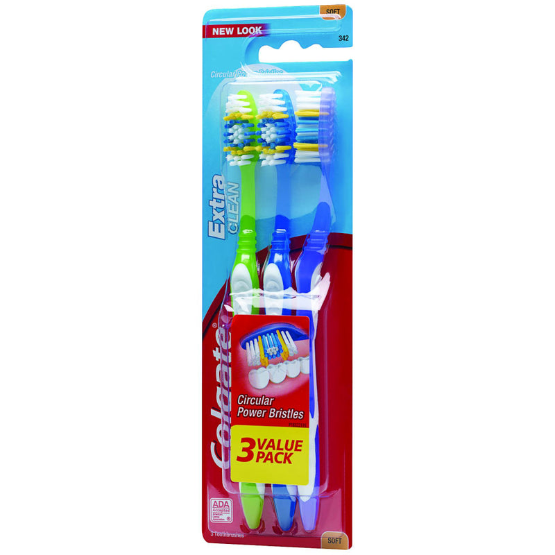 Colgate Colgate Extra Clean Full Head ToothBrush, Soft Toothbrushes
