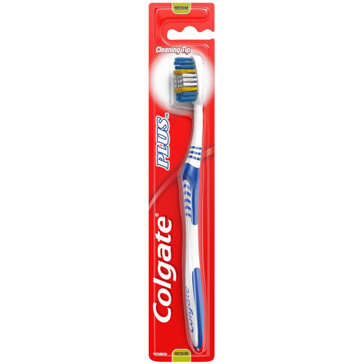 Colgate Colgate Manual Plus Adult Medium Toothbrush -- 72 Per Case Toothbrushes
