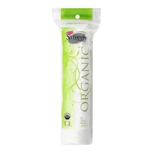 Swisspers Swisspers Organic Cotton Rounds, 80 Pc Cosmetics