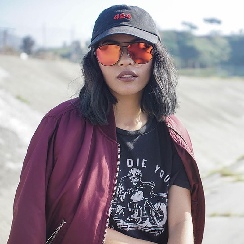 zeroUV Modern Metal Crossbar Mirrored Lens Flat Front Sunglasses A145 Sunglasses